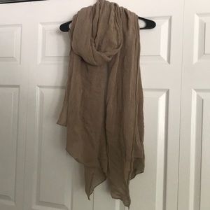 Forever 21 large beige scarf